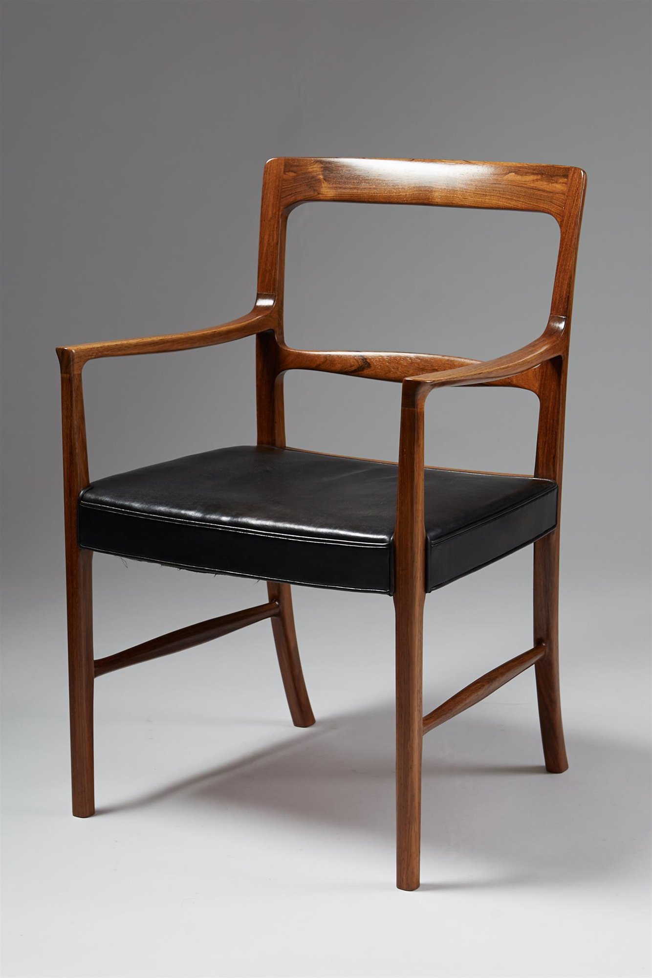 Armchair designed by Ole Wanscher for AJ Iversen, Denmark. 1950's