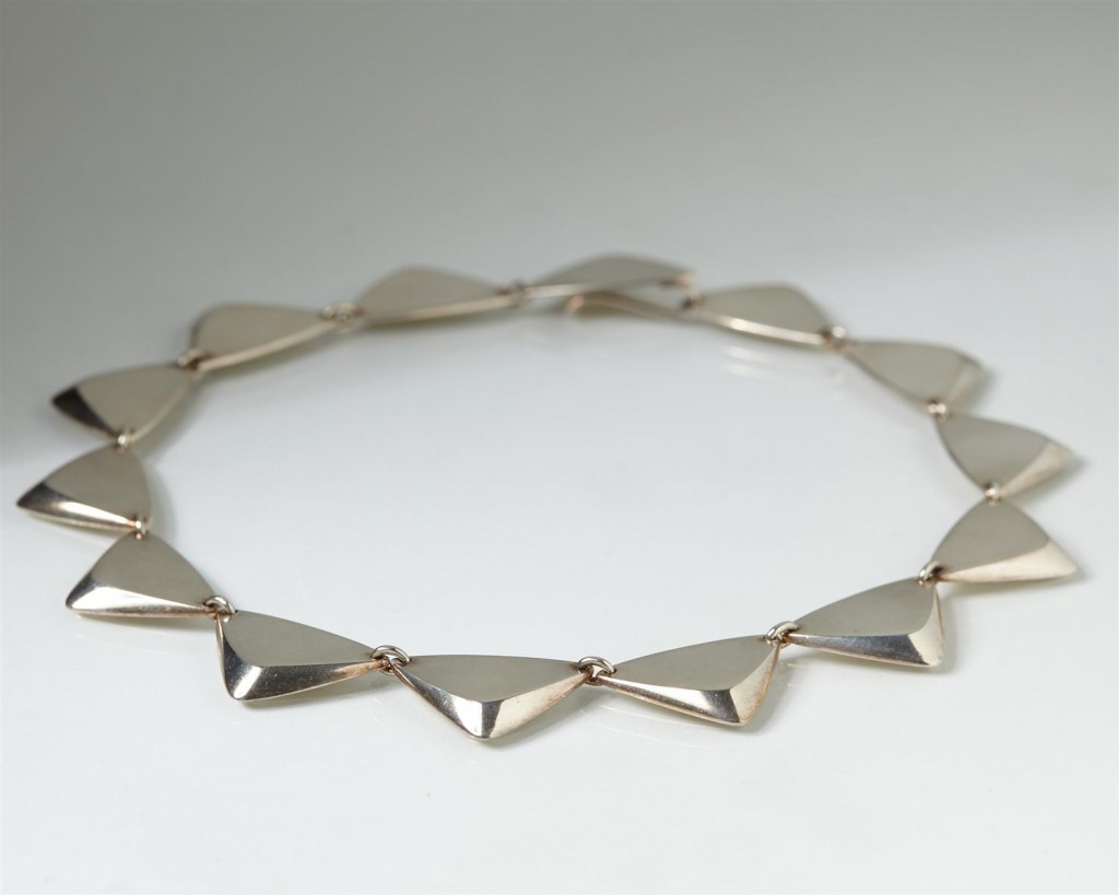 Necklace, designed by Hans Hansen, Denmark. 1950's. — Modernity