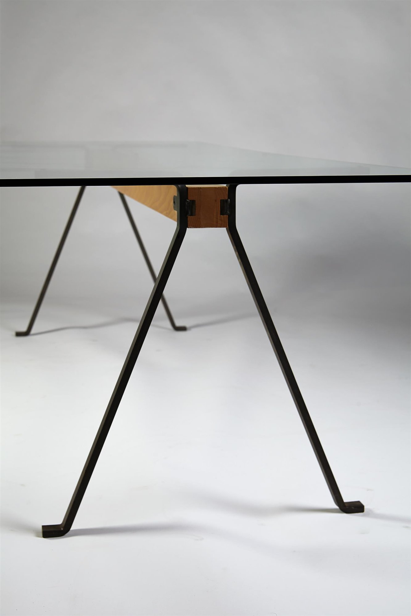Frate. Dining table designed by Enzo Mari for Driade, Italy. 1973