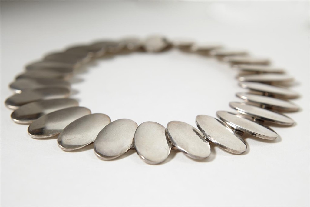 Niels Erik From Iconic Clamshell Sterling Necklace