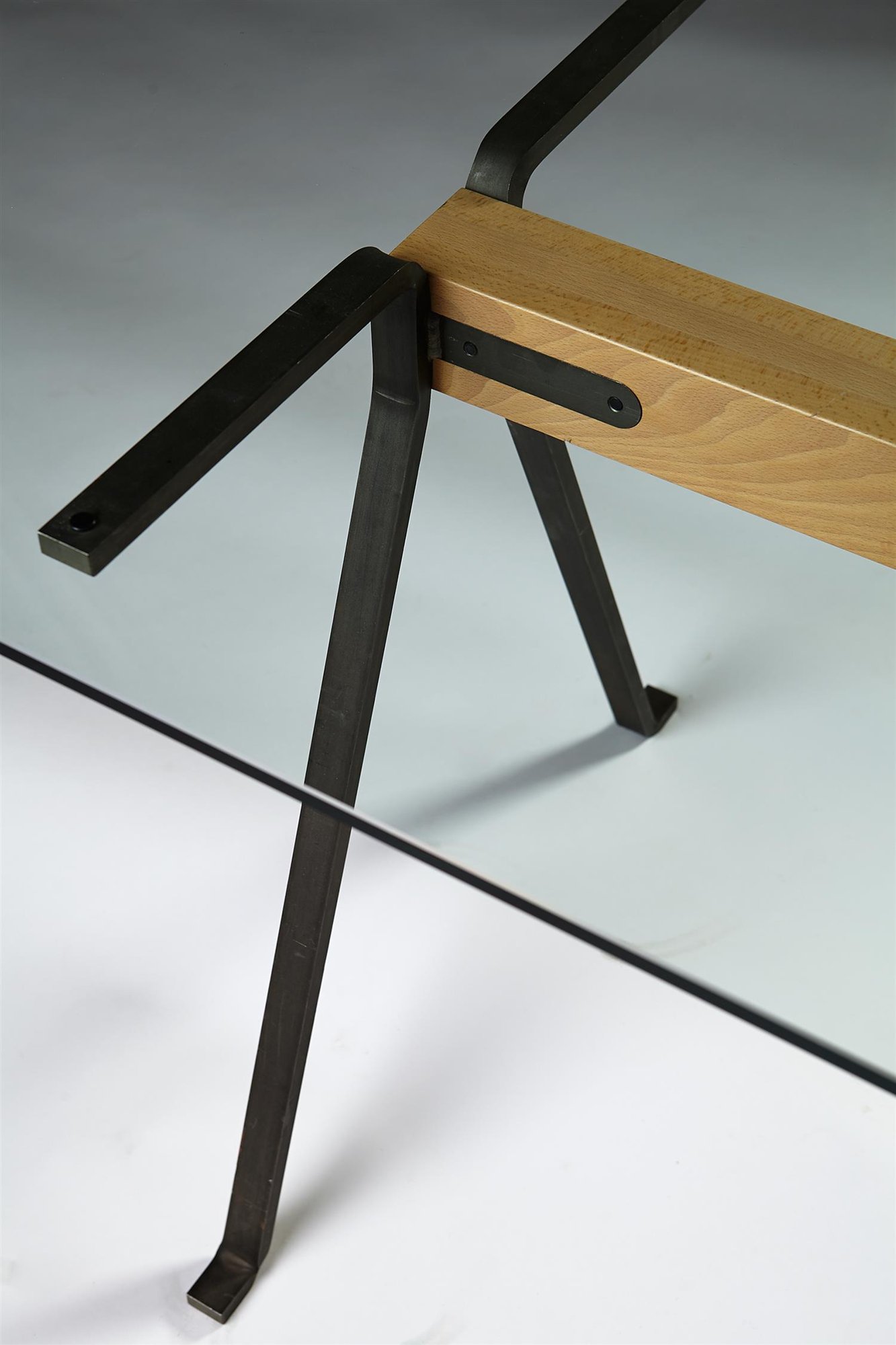 Frate. Dining table designed by Enzo Mari for Driade, Italy. 1973