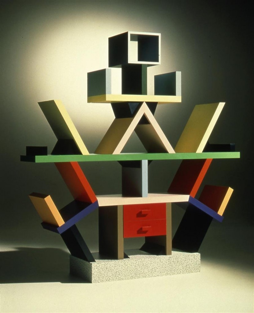 Bookcase, Carlton. Designed by Ettore Sottsass for Memphis — Modernity