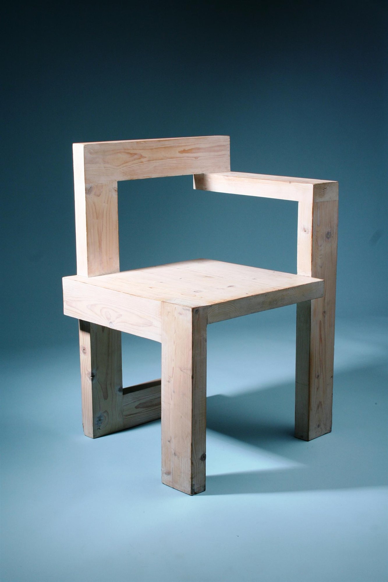 Chair, Steltman chiar. Designed by Gerrit Rietveld for G. van de