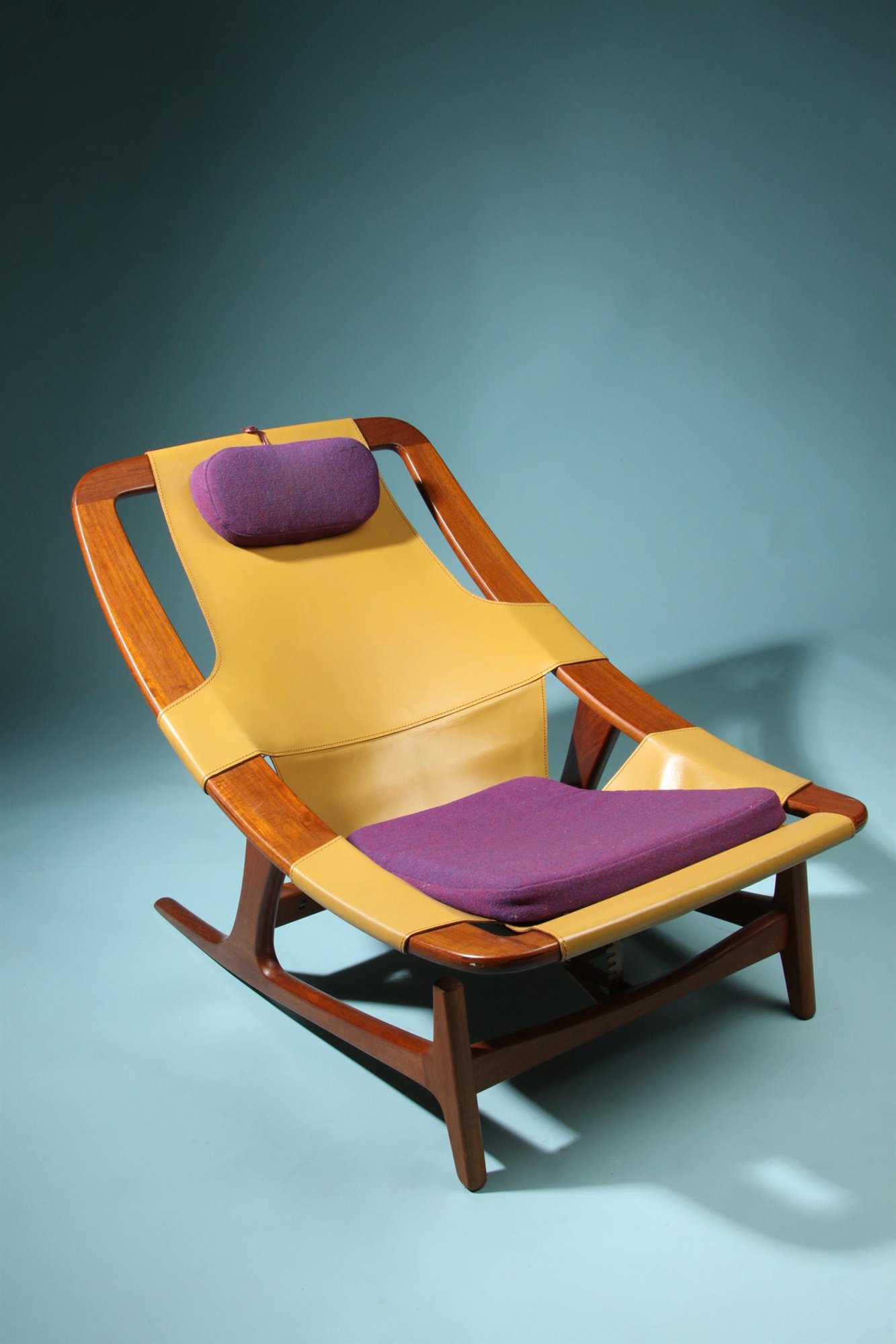 Adjustable easy chair, Holmenkollen. Designed by Fredrik Kayser for