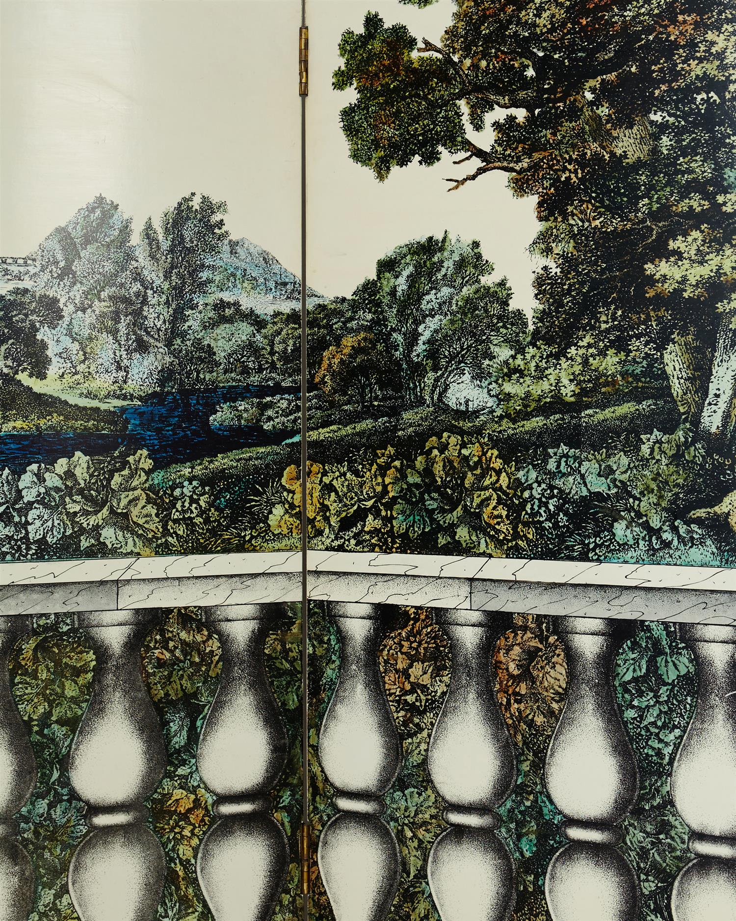 Folding screen by Piero Fornasetti, — Modernity