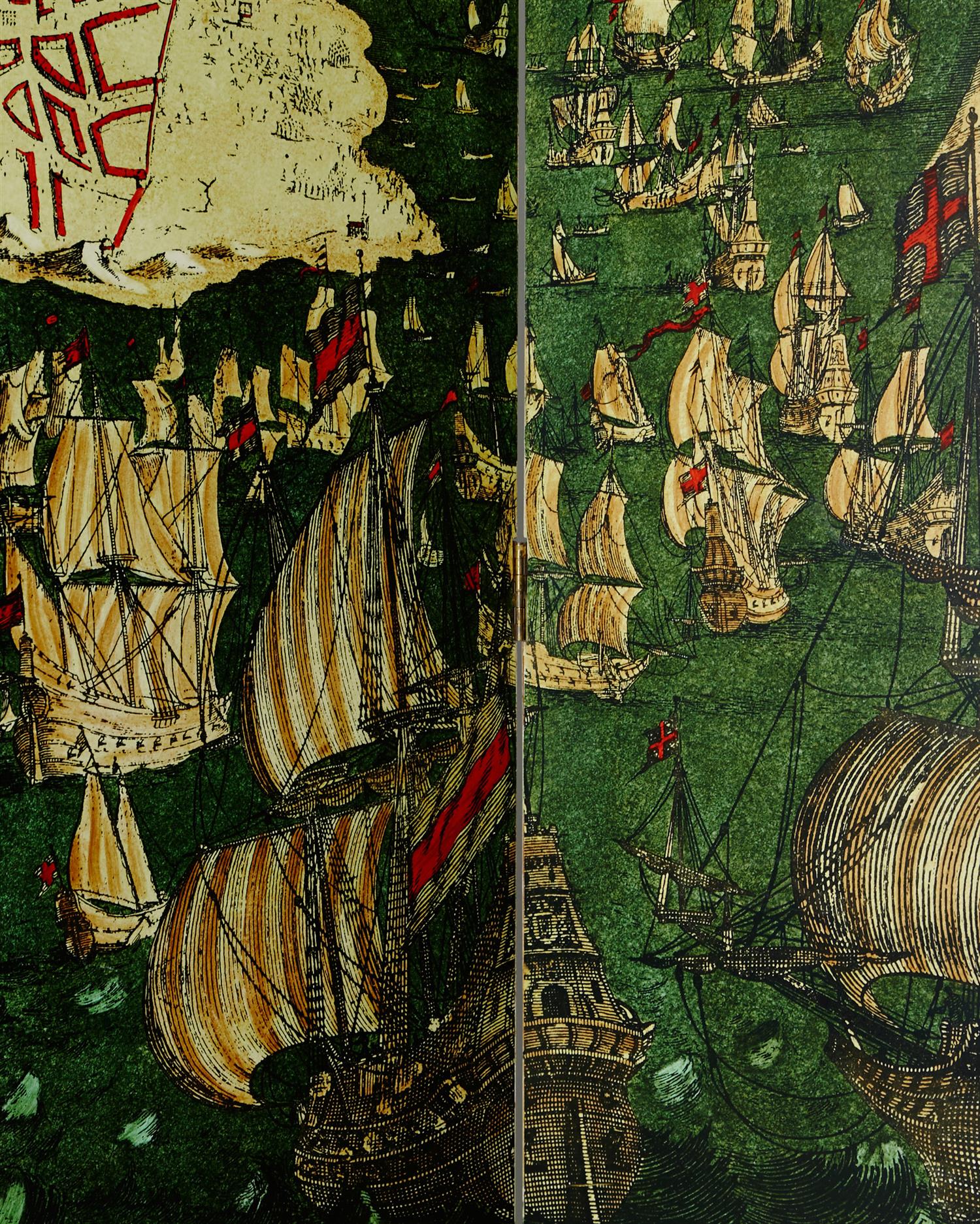 Folding screen by Piero Fornasetti, — Modernity