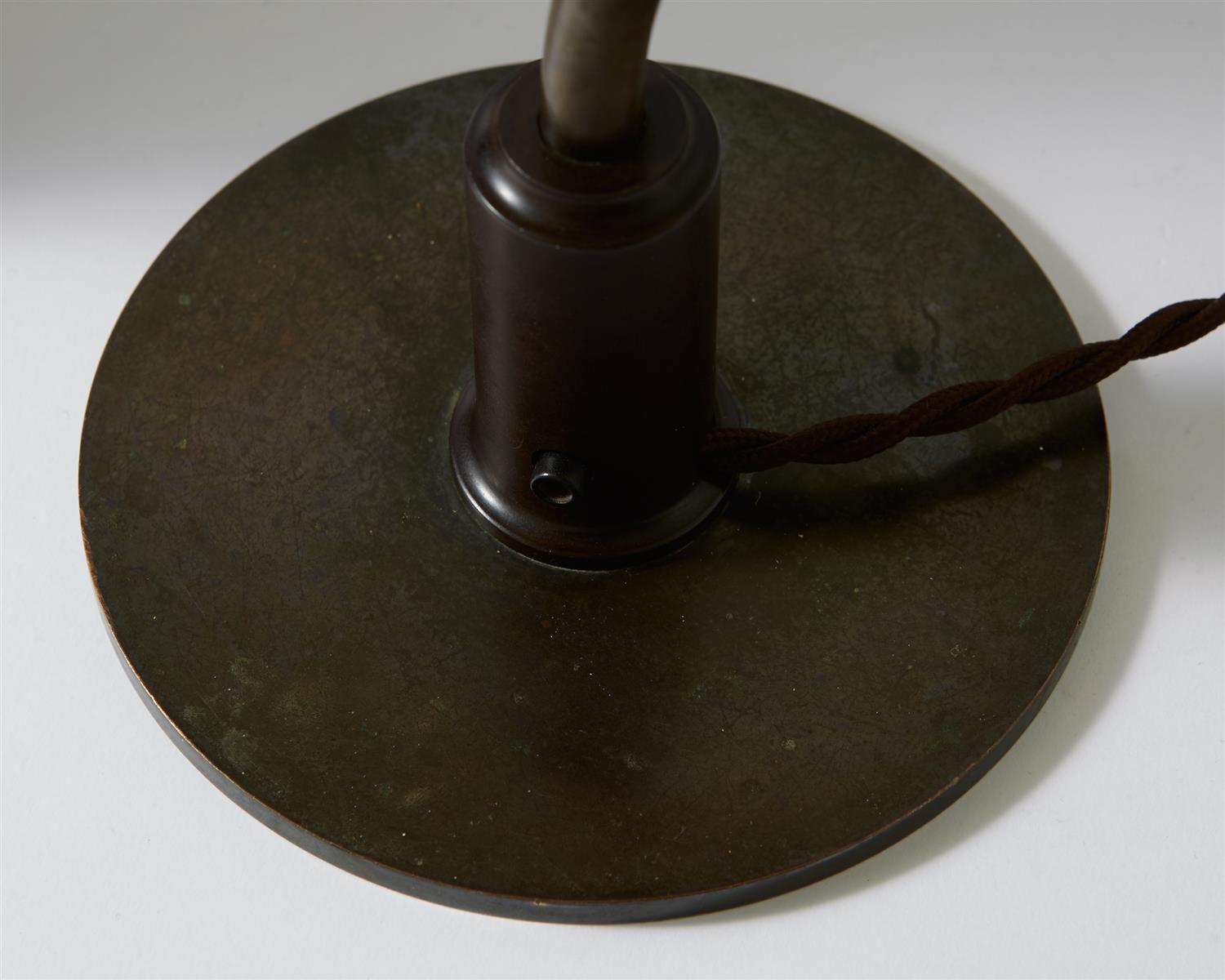 Adjustable table lamp "Question mark" by Poul Henningsen for Louis