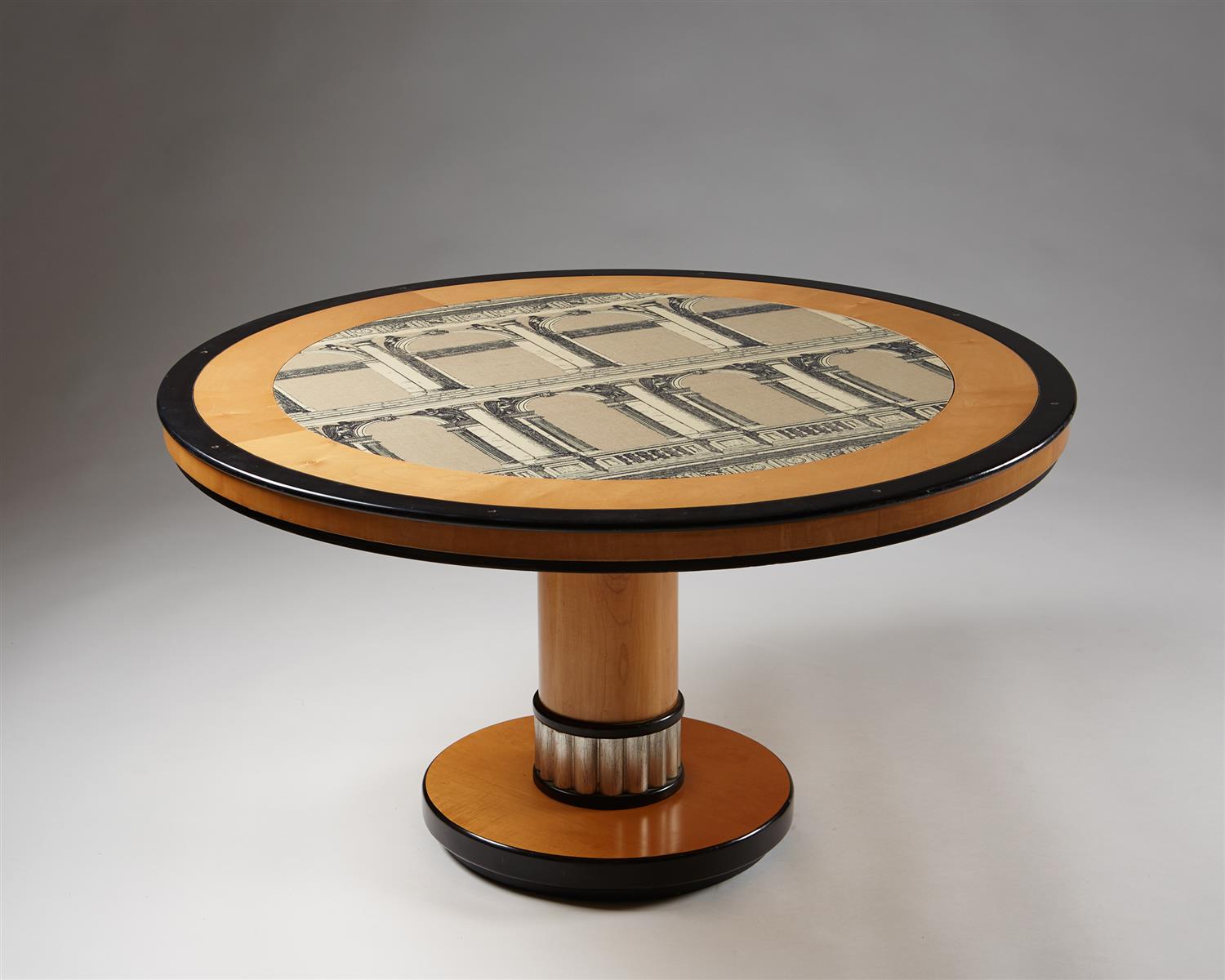 Occasional table, designed by Piero Fornasetti, — Modernity