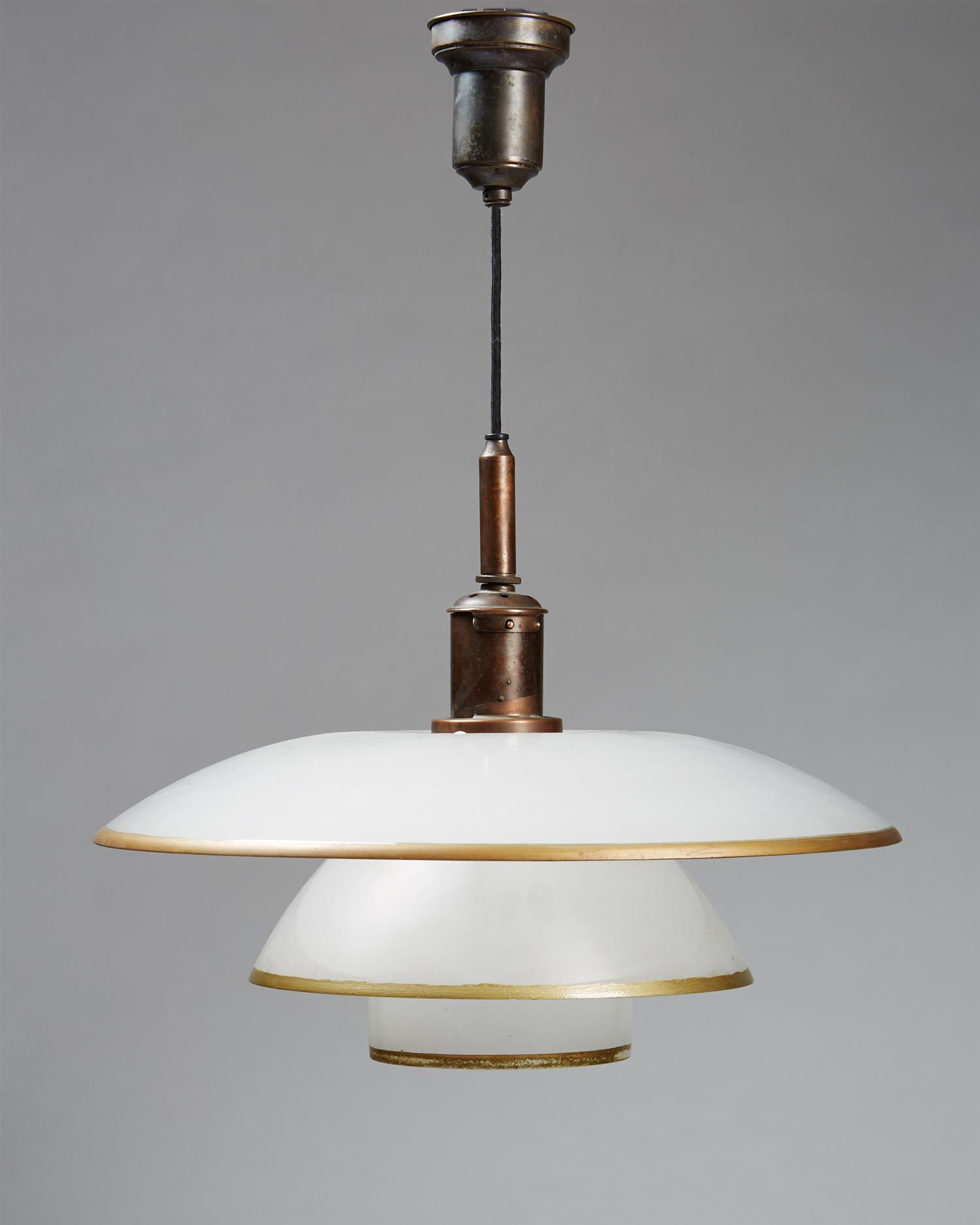 Ceiling lamp 5/5 designed by Poul Henningsen for Louis Poulsen, — Modernity