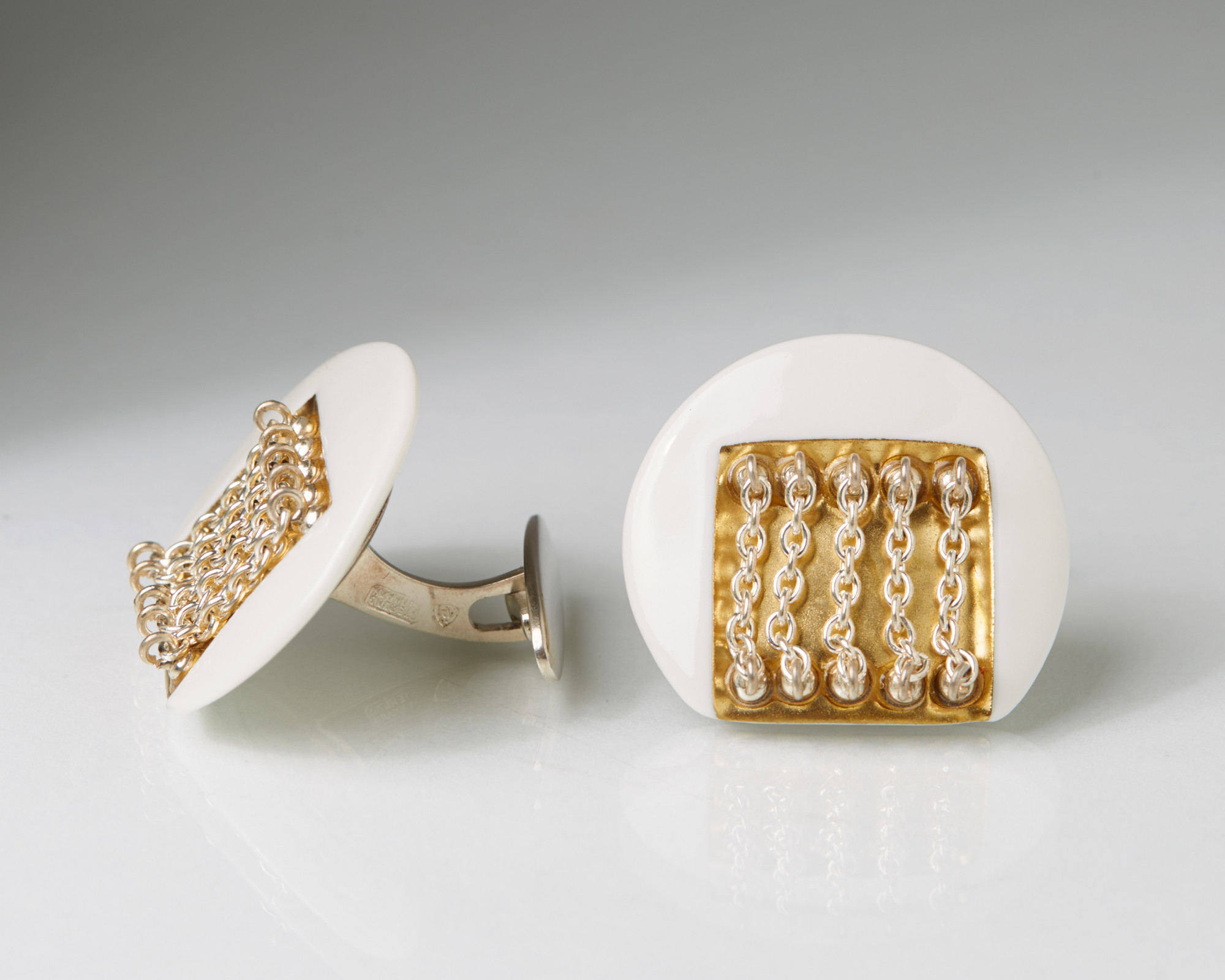 Cufflinks by A. Michelsen and Royal Copenhagen, — Modernity