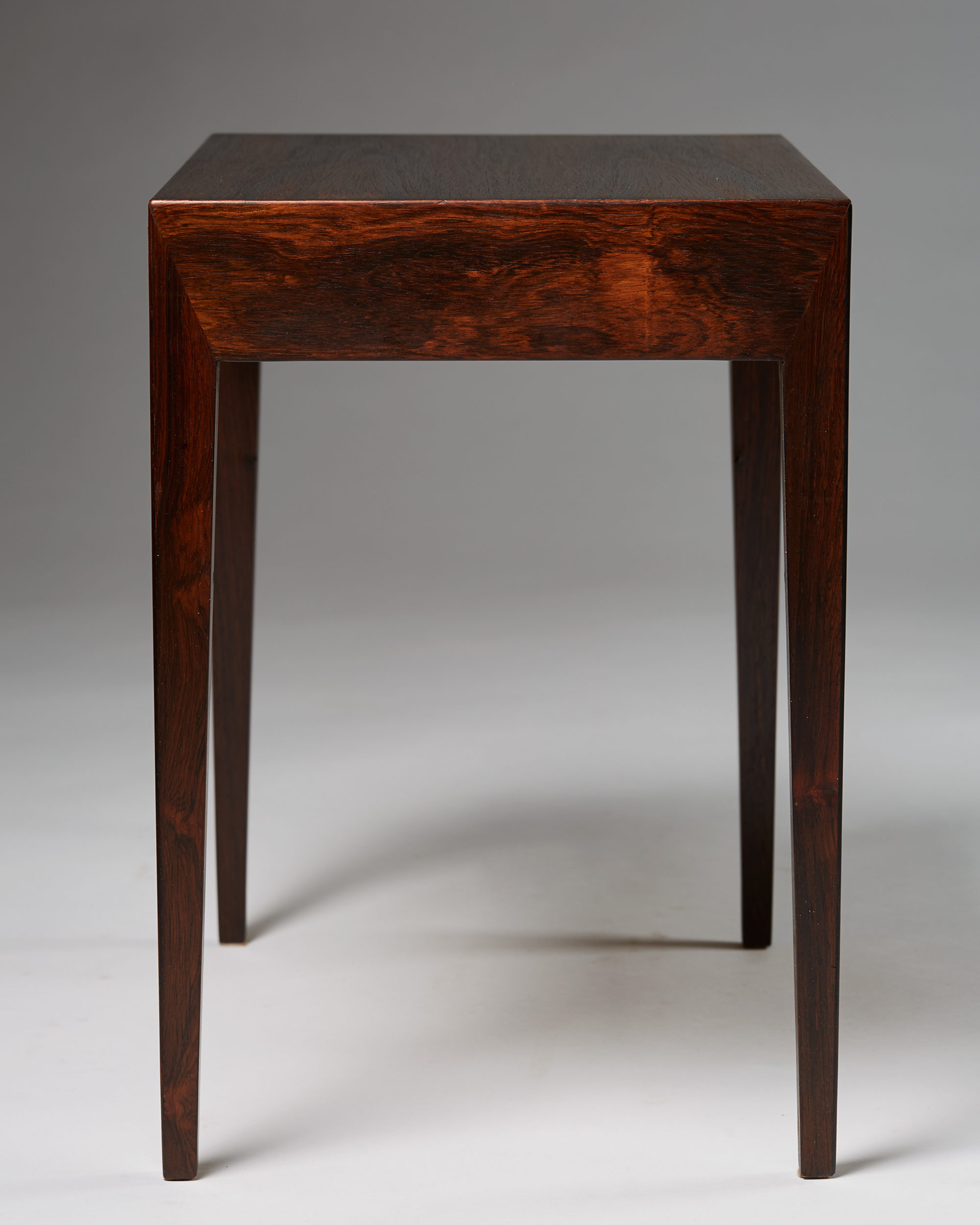 Pair of bedside tables designed by Severin Hansen for Haslev Möbler