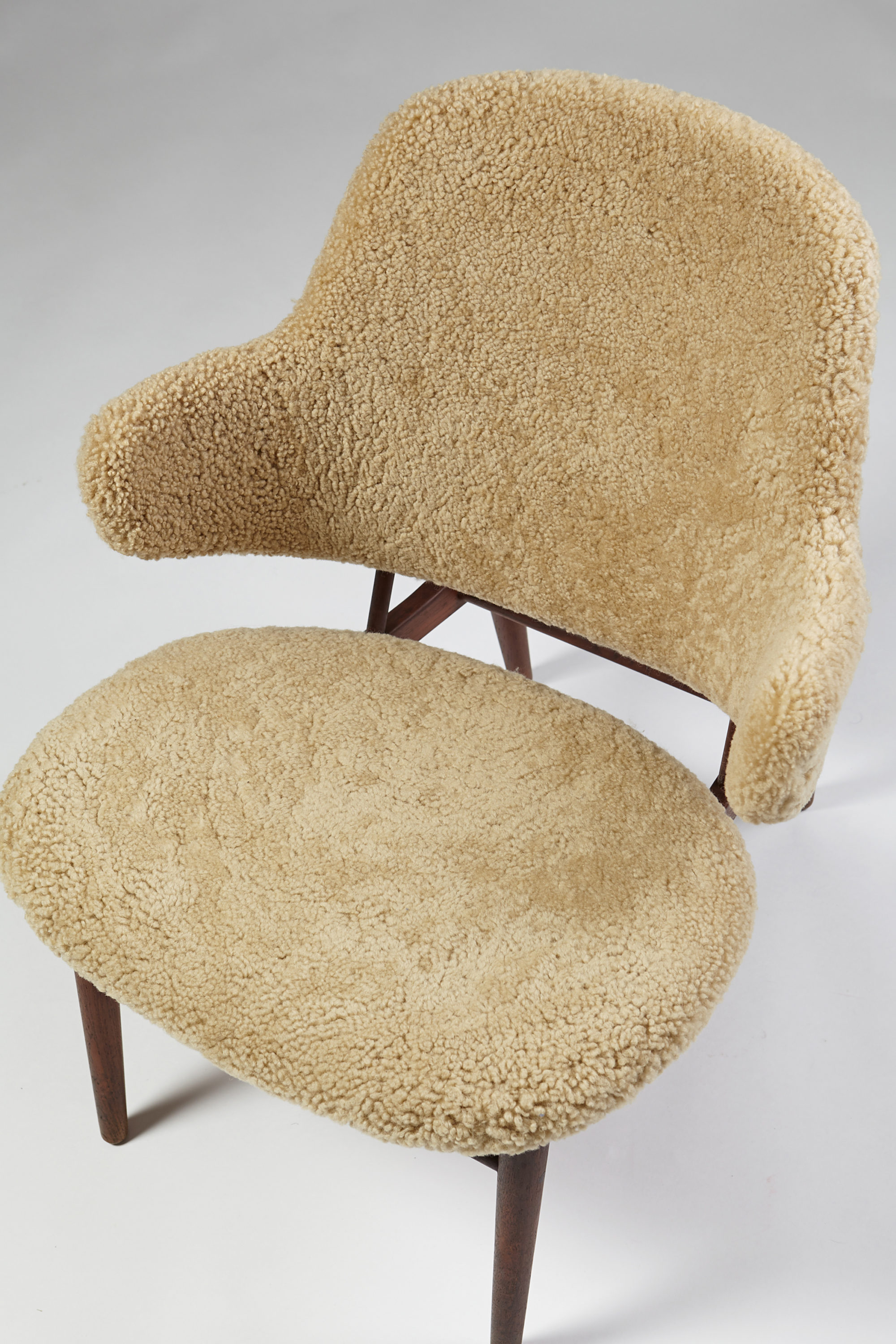 Shell chairs designed by Ib Kofod Larsen for Christensen & Larsen