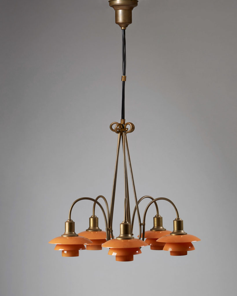 Poul Henningsen for Louis Poulsen 'Louvre' Ceiling Light – Morentz