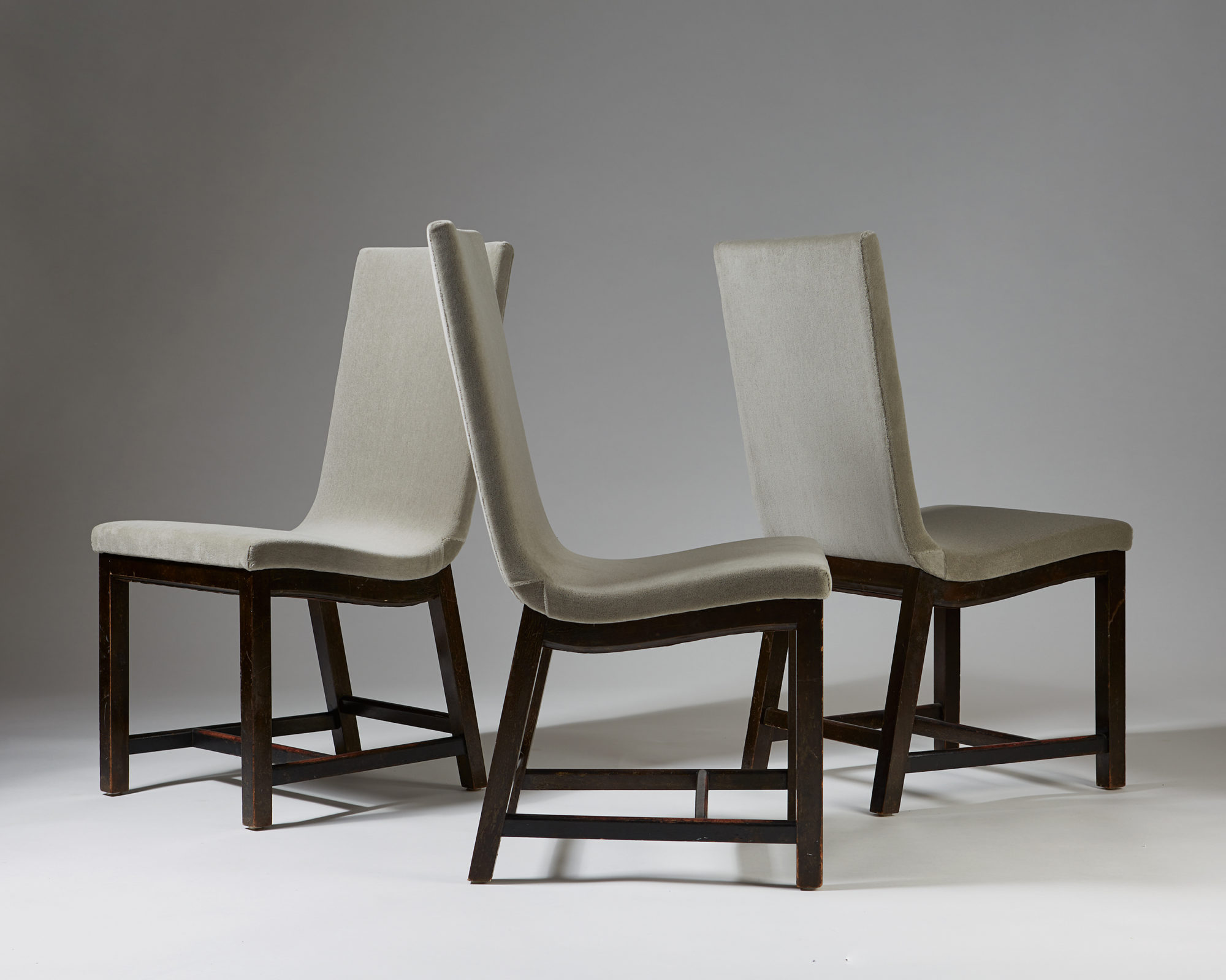 Set of three chairs "Typenko" designed by Axel Einar Hjorth for