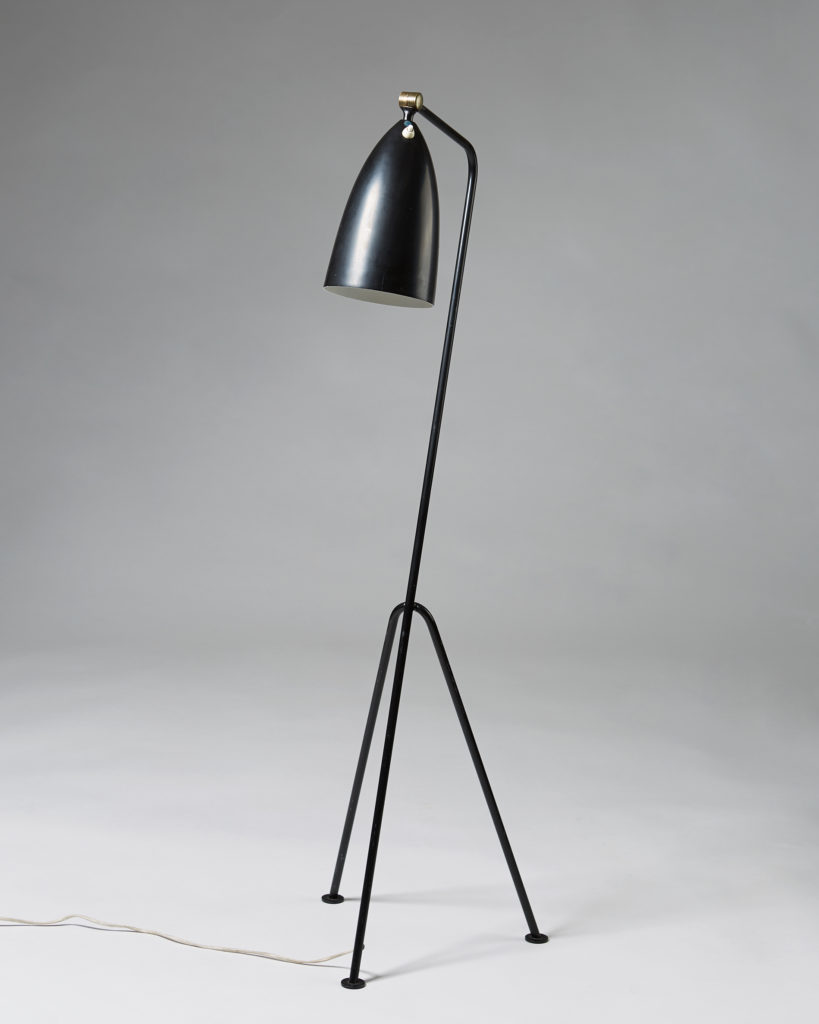 Greta Magnusson Grossman Grasshopper Floor Lamp for Bergboms, Sweden 1947  — H. Gallery