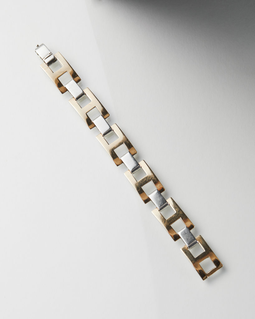 Silver bracelet, designed by Sigurd Persson, — Modernity