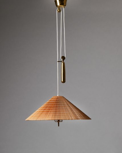 Ceiling lamp model A1967 designed by Paavo Tynell for Oy Taito 