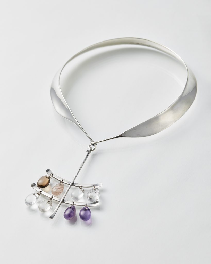 Necklace 'Drops' designed by Vivianna Torun Bülow-Hübe for Georg Jensen ...